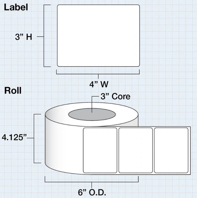 Uninet Clear Gloss Lamination Label Roll for IColor 250