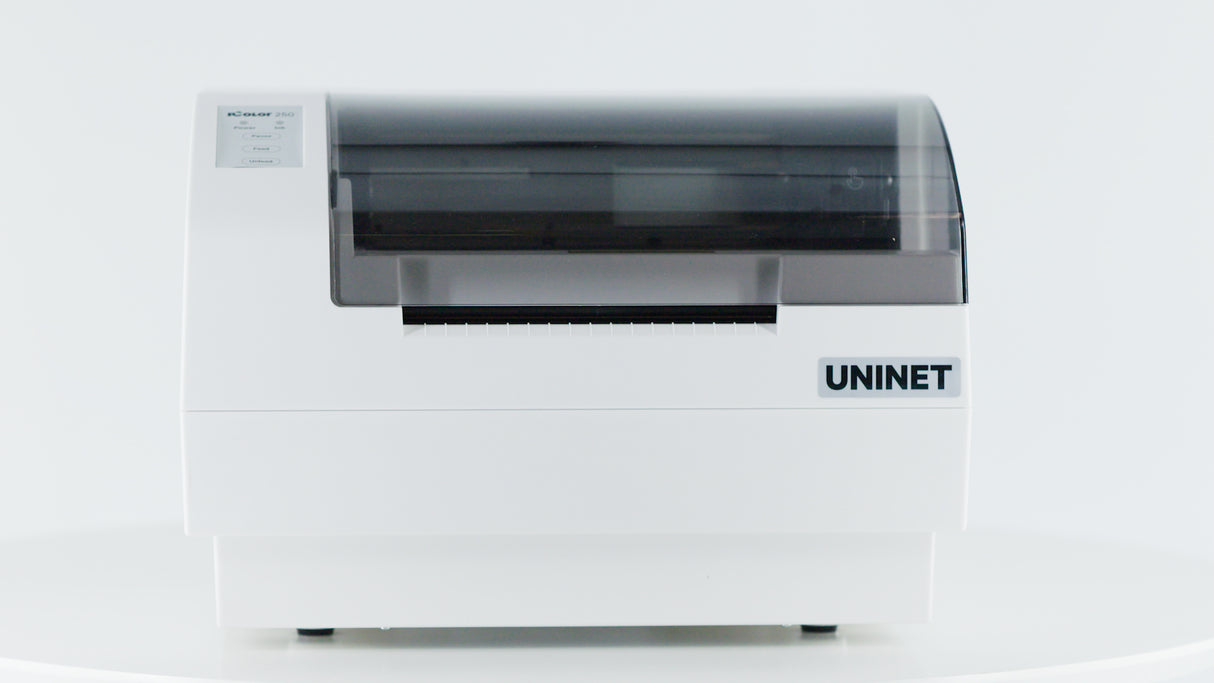 Uninet IColor 250 Print and Cut Label Printer Starter Bundle