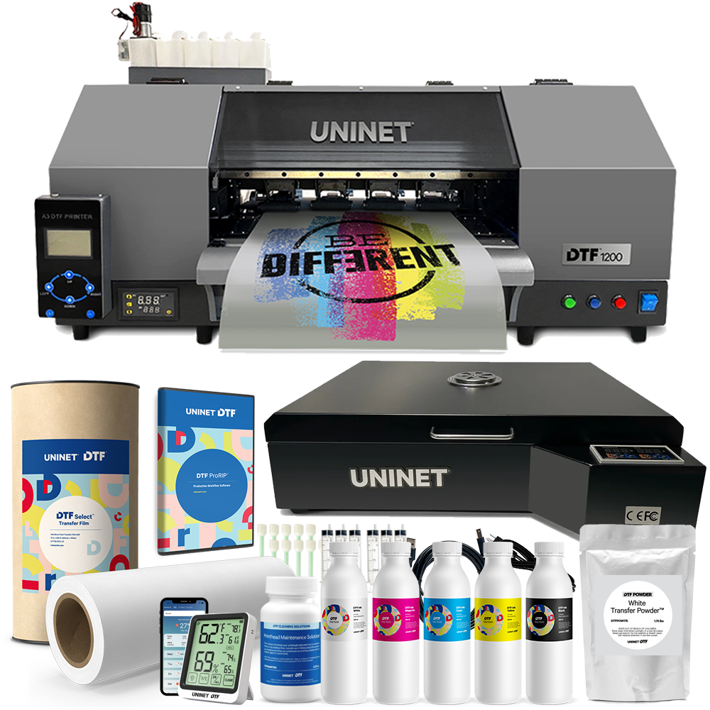 UNINET DTF 1200 13" Direct to Film Printer Oven Bundle