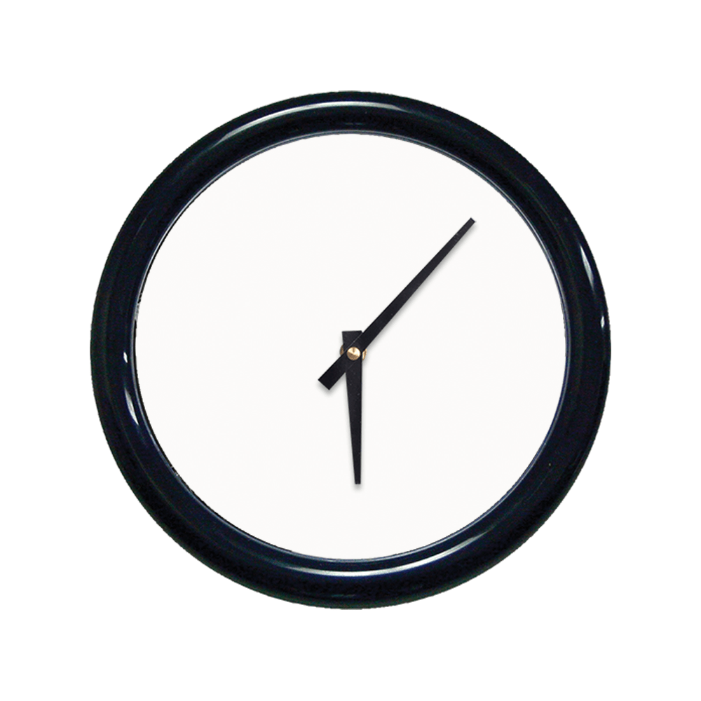 Unisub 8.125" Round Sublimation Aluminum Clock Kit with Lens - HeatPressNation