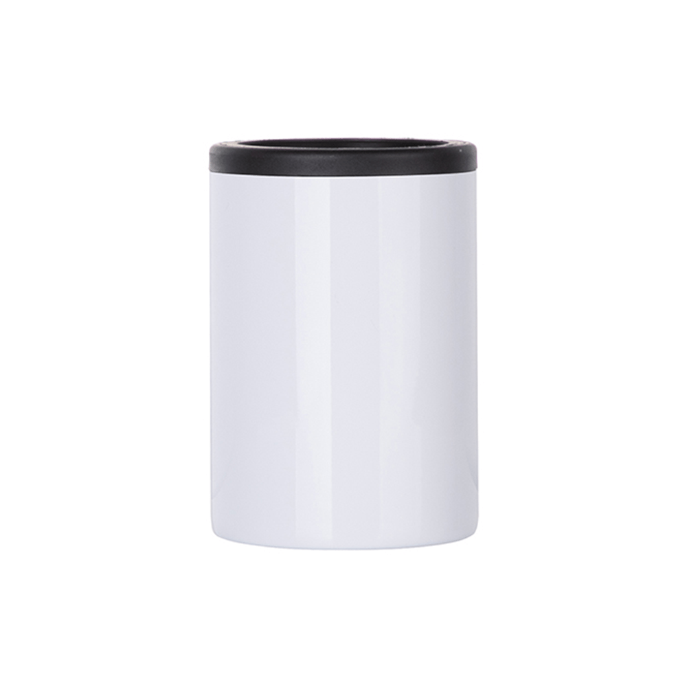 HPN SubliCraft White Sublimation Stainless Steel Can Cooler for Standard 12 oz. Cans - HeatPressNation