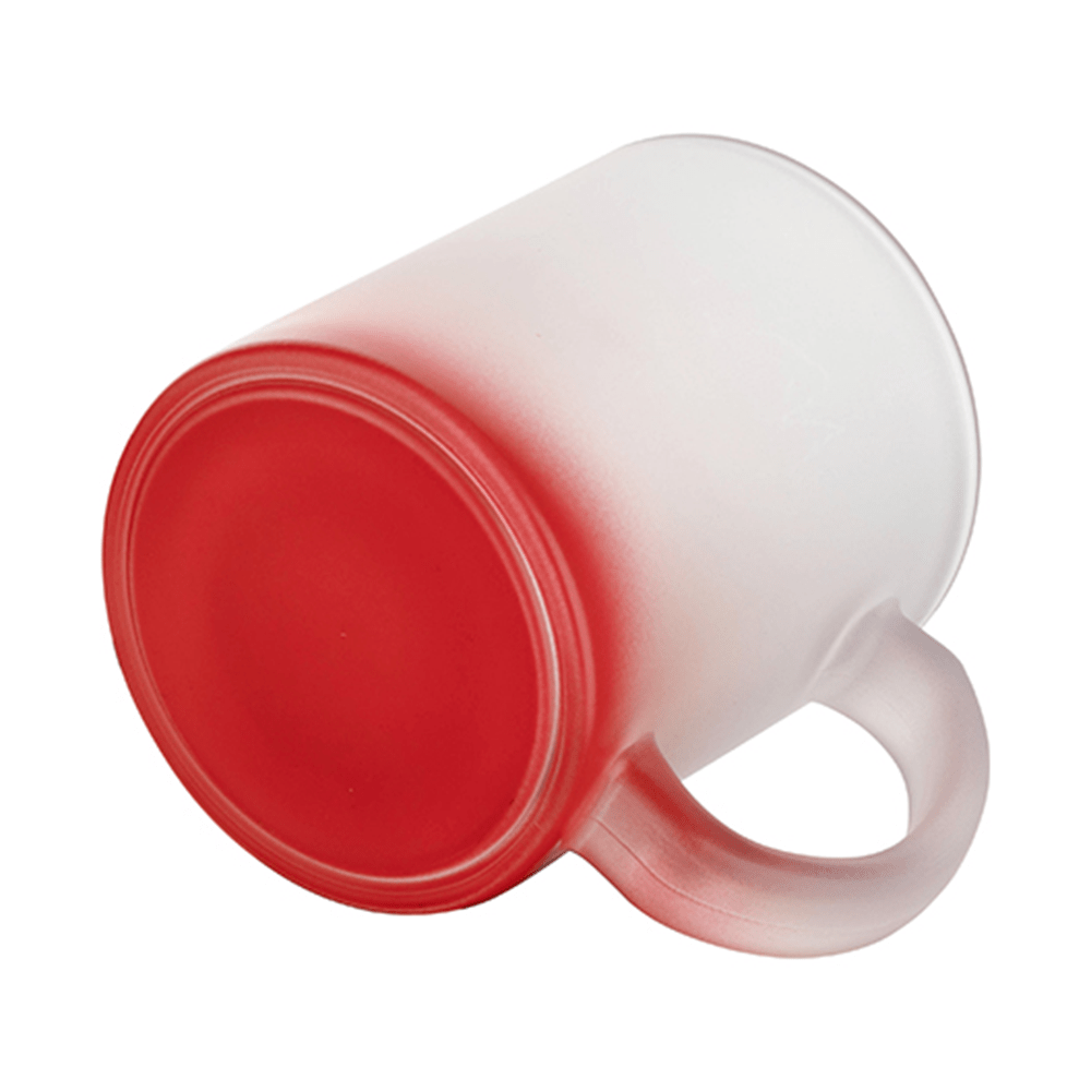 HPN SubliCraft 11 oz. Color Gradient Sublimation Glass Mug - 36 per case - HeatPressNation