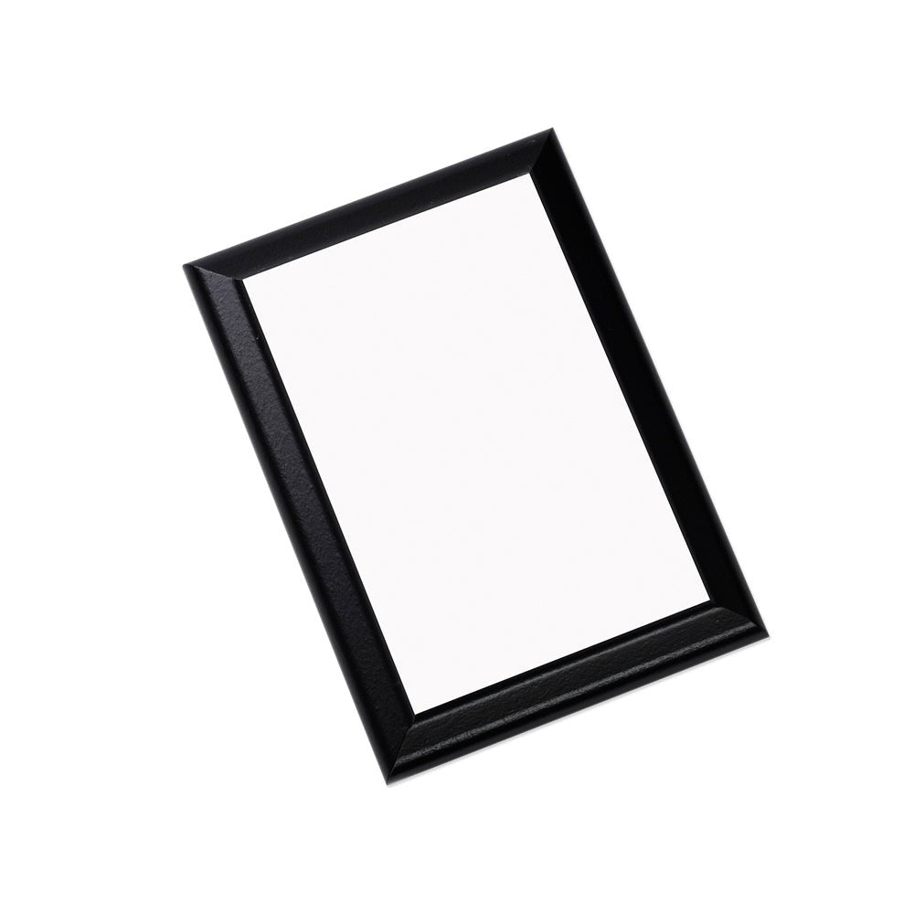 Unisub 9" x 12" Black Sublimation MDF Plaque with Ogee Edge - HeatPressNation