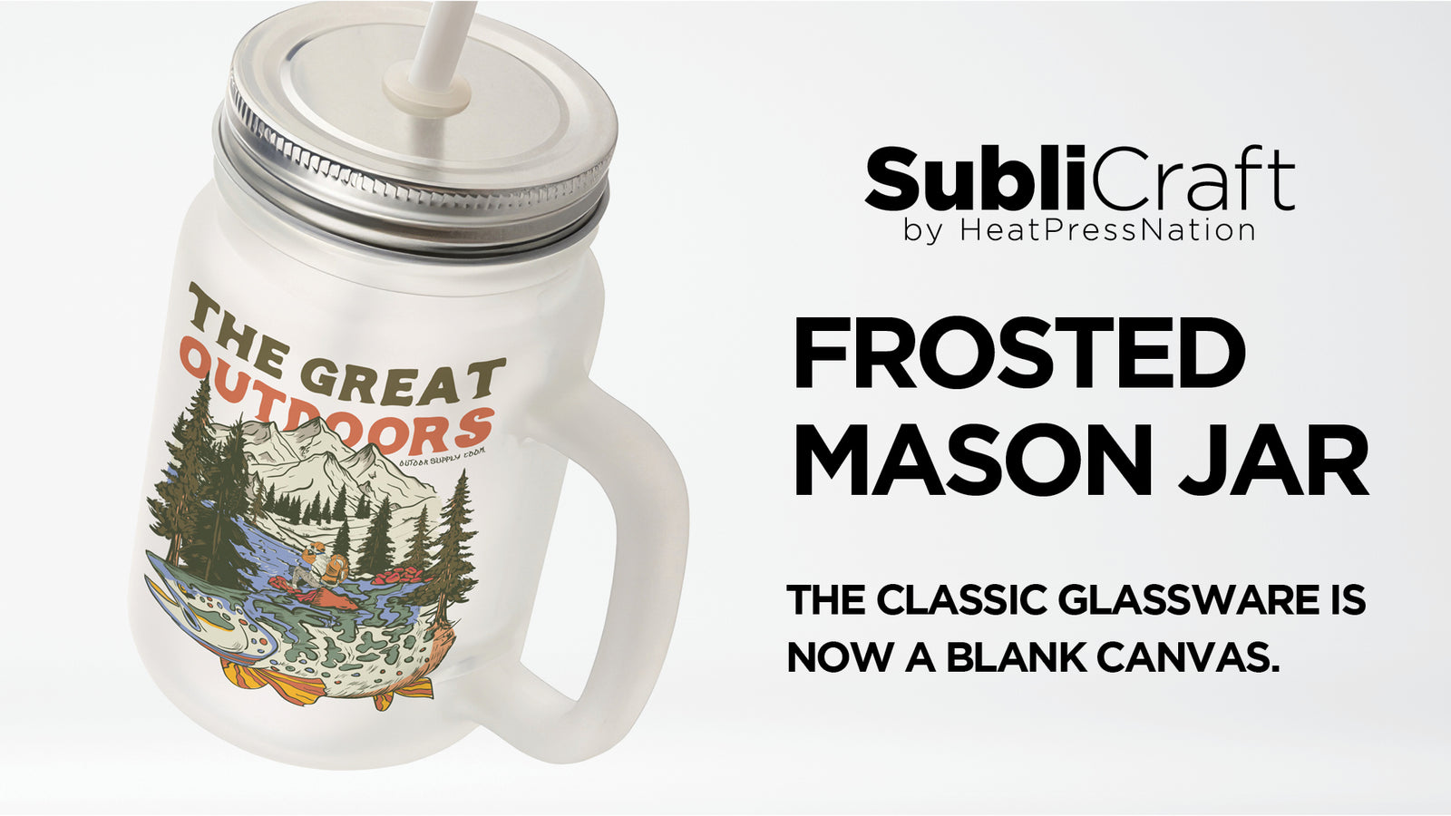 SubliCraft Frosted Glass Sublimation Mason Jar Tutorial - HeatPressNation