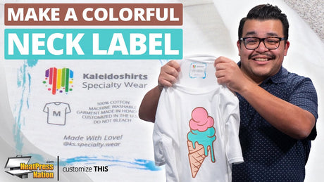 How To Make Colorful Neck Labels With TheMagicTouch TTC 3.1 - HeatPressNation