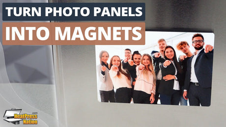 Turn Sublimation Photo Panels Into Magnets - HeatPressNation