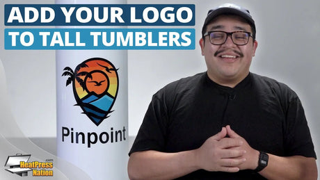 How To Add Your Logo On A Tall Sublimation Tumbler - HeatPressNation