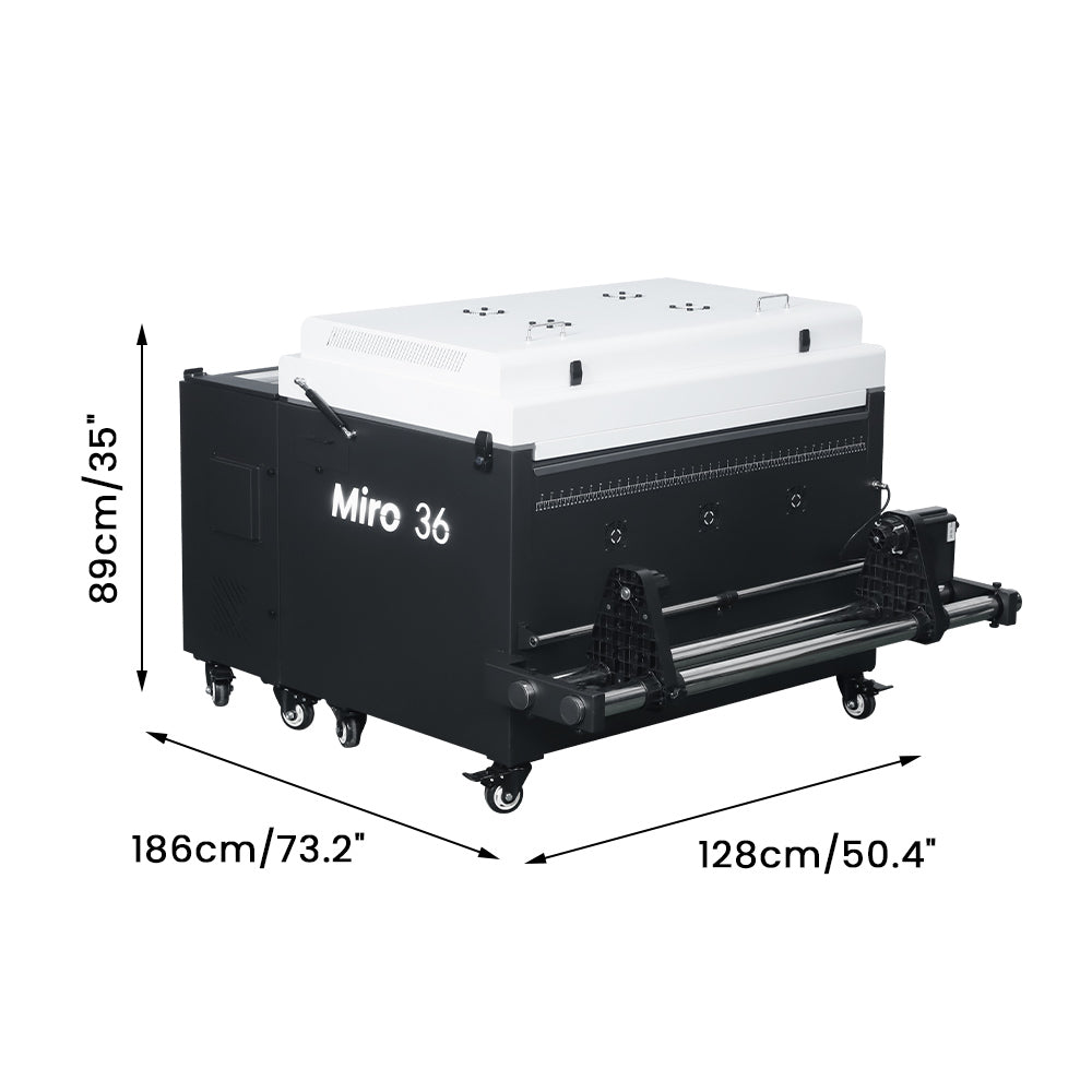 DTF Station Miro 36 DTF Powder Shaker and Dryer with Supplies Bundle