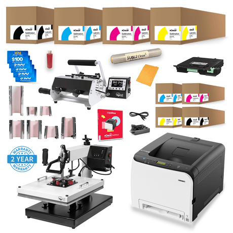 Uninet IColor 350 Toner Based Dye Sublimation Printer - Signature Bundle - HeatPressNation