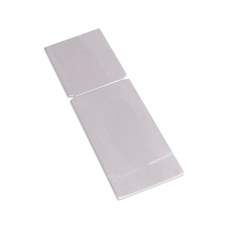 ChromaLuxe 3.5" x 1.5" Mini Raw Aluminium Easel for Sublimation Photo Panels - HeatPressNation