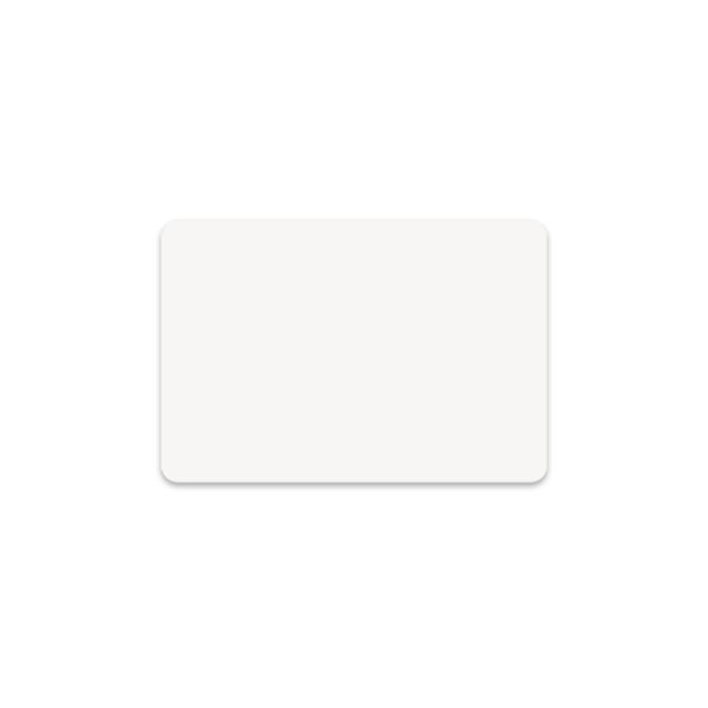 Unisub 3" x 2" Sublimation Aluminium Name Badge - Gloss White - HeatPressNation