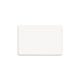 Unisub 3" x 2" Sublimation Aluminium Name Badge - Matte White - HeatPressNation