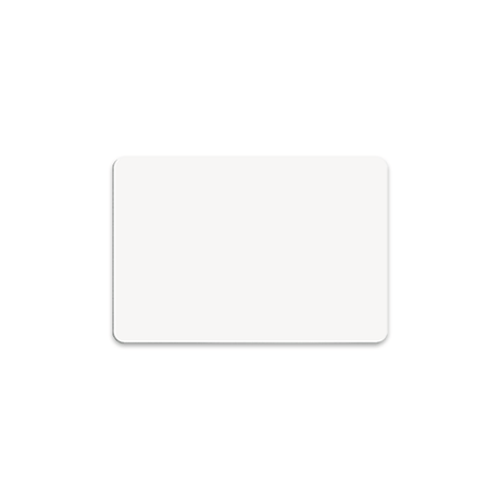 Unisub 3" x 2" Sublimation Aluminium Name Badge - Matte White - HeatPressNation