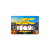 Unisub 3" x 2" Sublimation Aluminium Name Badge - Matte White - HeatPressNation