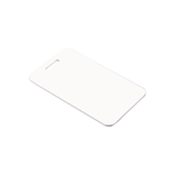 Unisub 3.5" x 1.75" Sublimation Aluminum Bag Tag - 2 Sided Semi Gloss White - HeatPressNation