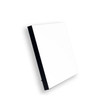 ChromaLuxe 8" Square Sublimation MDF Wood Photo Panel w/ Kickstand - Gloss White/Black Back - HeatPressNation