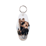 Unisub 3.13" x 1.5" Sublimation FRP Vintage Hotel Keychain - HeatPressNation