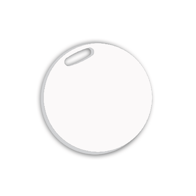 Unisub 3.5" x 3.5" Sublimation Acrylic Circle Bag Tag - HeatPressNation