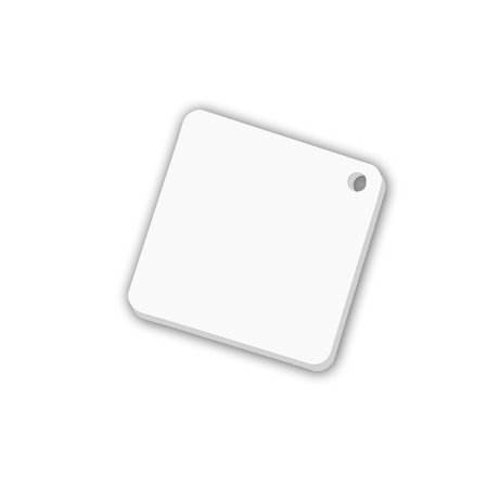 Unisub 2.25" x 2.25" Sublimation Acrylic Square Key Chain - HeatPressNation