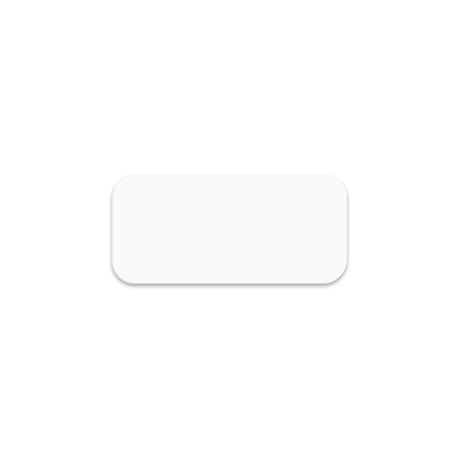 Unisub 3" x 1.25" Sublimation FRP Name Badge - Matte White - HeatPressNation