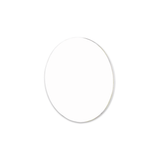 Unisub 2.5" Round Sublimation FRP Magnet - w/ 1" Magnet - Gloss White - HeatPressNation
