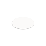 Unisub 3" x 1.5" Oval Sublimation FRP Name Badge - Gloss White - HeatPressNation