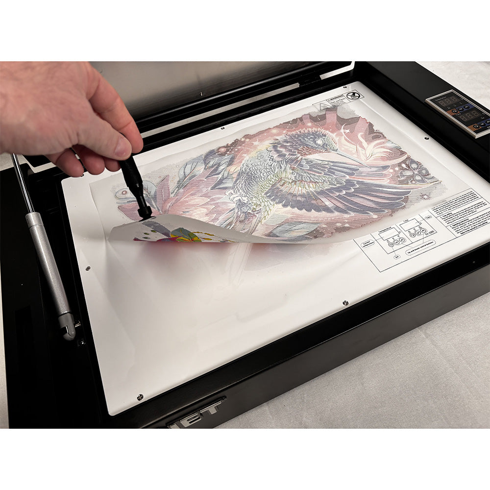 Uninet DTF Slim Heat Station V2 with Built-In Fume Extractor (A3+)