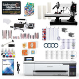 Epson SureColor F570 24" Pro Sublimation Printer 8-in-1 Mug Press and 16" x 20" Swing Away Press Bundle