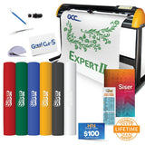 GCC Expert II 24 LX with Stand Vinyl Cutter Complete Bundle - HeatPressNation
