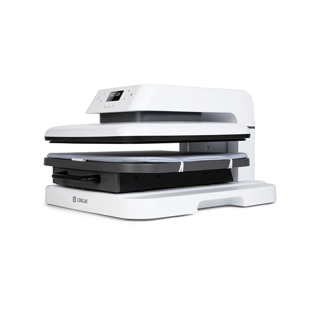 LOKLiK by HTVRont ImPress Auto 15" x 15" Heat Press - White - HeatPressNation
