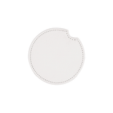 HPN SubliCraft 2.5" Round Sublimation PU Leather Car Coaster - HeatPressNation