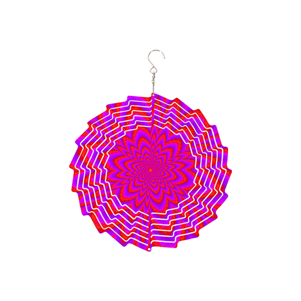 HPN SubliCraft Flower Sublimation Aluminum Wind Spinner - HeatPressNation