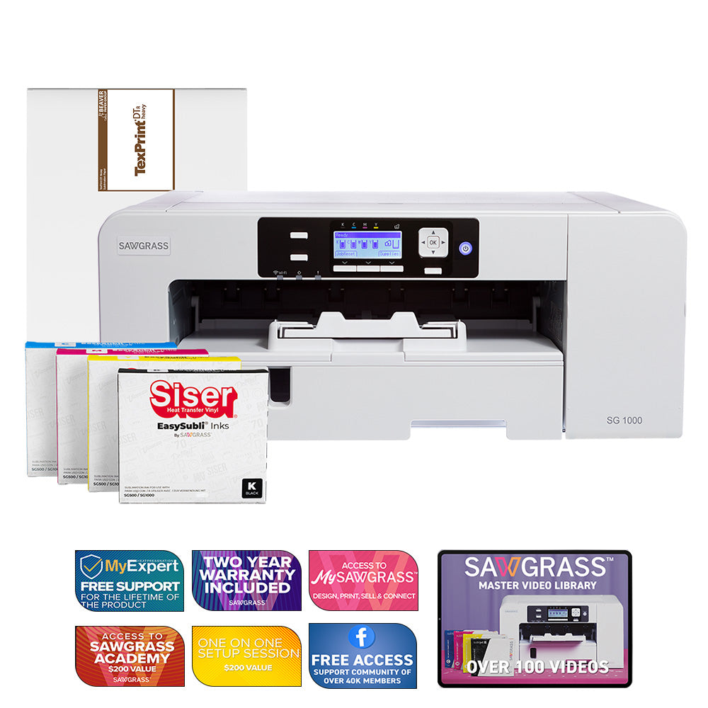 Sawgrass SG1000 Complete Siser EasySubli Printer Kit
