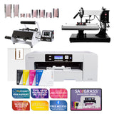 Sawgrass SG1000 Sublijet Sublimation Printer with Signature Series 16" x 20" Swing-Away Heat Press and 8-in-1 Mug Press