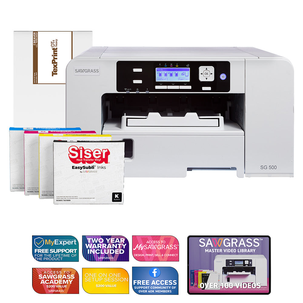 Sawgrass SG500 Complete Siser EasySubli Printer Kit