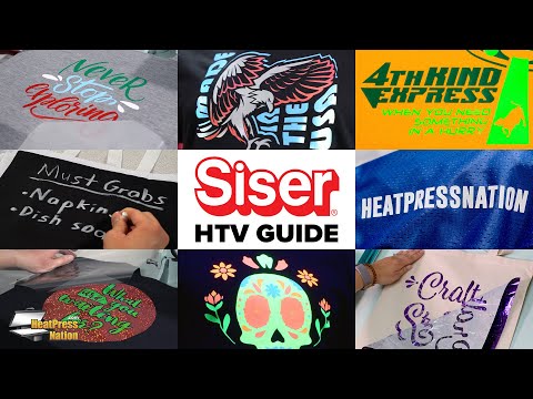 Siser EASYWEED Heat Transfer Vinyl 5 Yards - 10" Silhouette Craft Cutting Width