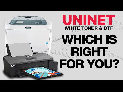Uninet iColor 560 White Toner DTF Printer Advanced Bundle