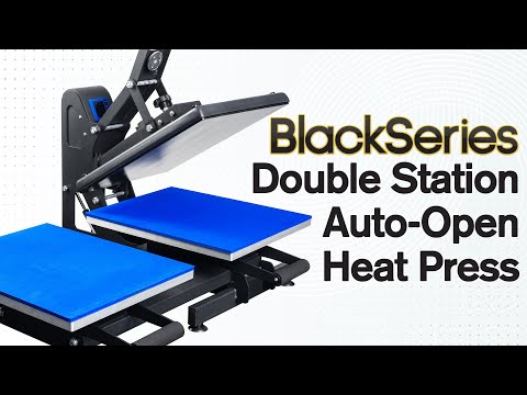 HPN Black Series 16" x 20" Double Station Auto-Open Heat Press