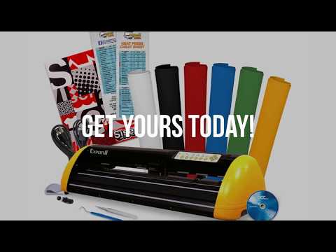 GCC Expert II 24 with Stand Vinyl Cutter Complete Bundle