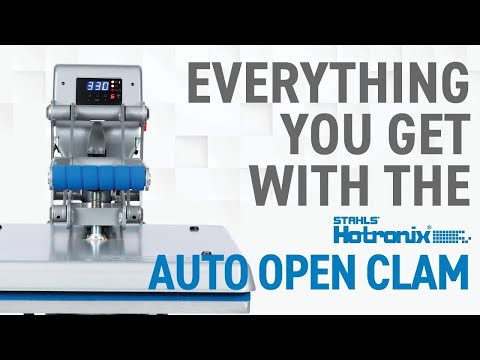 Stahls' Hotronix LowRider Auto Open 6" x 6" Clam Heat Press