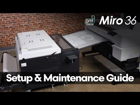 Epson SureColor G6070 35" DTF Printer Shaker, Ink, Double Pneumatic Bundle