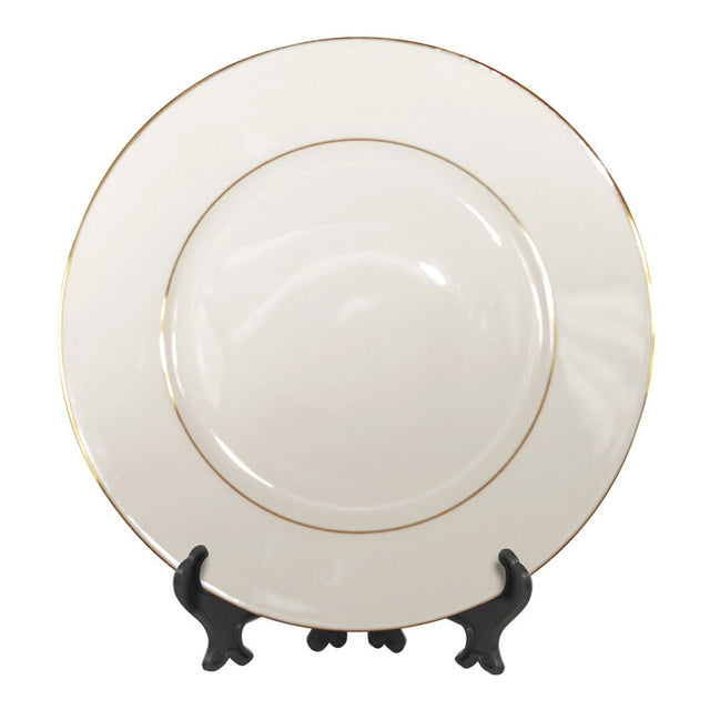 HPN SubliCraft 10" Sublimation Ceramic Plate with Gold Trim - 24 per Case - HeatPressNation