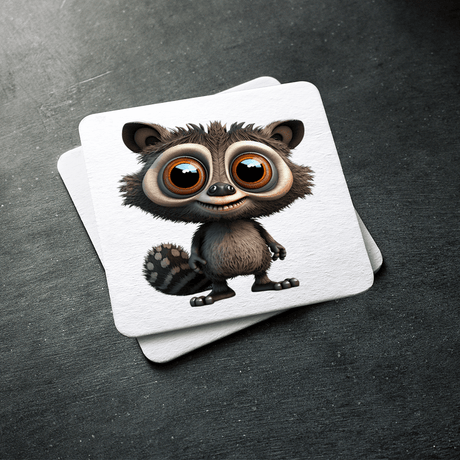 Cartoon Racoon Design - HeatPressNation