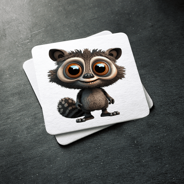 Cartoon Racoon Design - HeatPressNation
