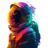 Neon Astronaut Design - HeatPressNation