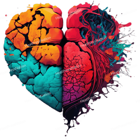 Heart Mashup Design - HeatPressNation