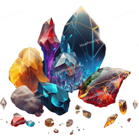 Colorful Crystals Design - HeatPressNation