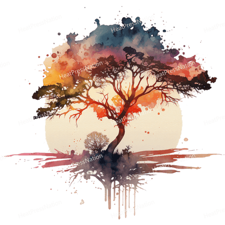 Sunrise Tree Design - HeatPressNation