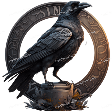 Glowing raven Design - HeatPressNation