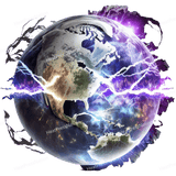 Lightning Globe Design - HeatPressNation